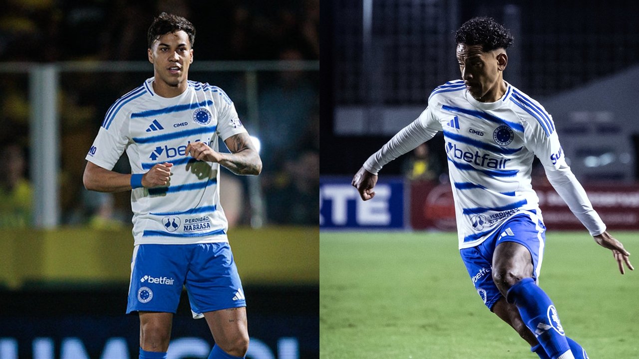 Matheus Pereira e Kaio Jorge (foto: Rapha Marques e Gustavo Aleixo/Cruzeiro)