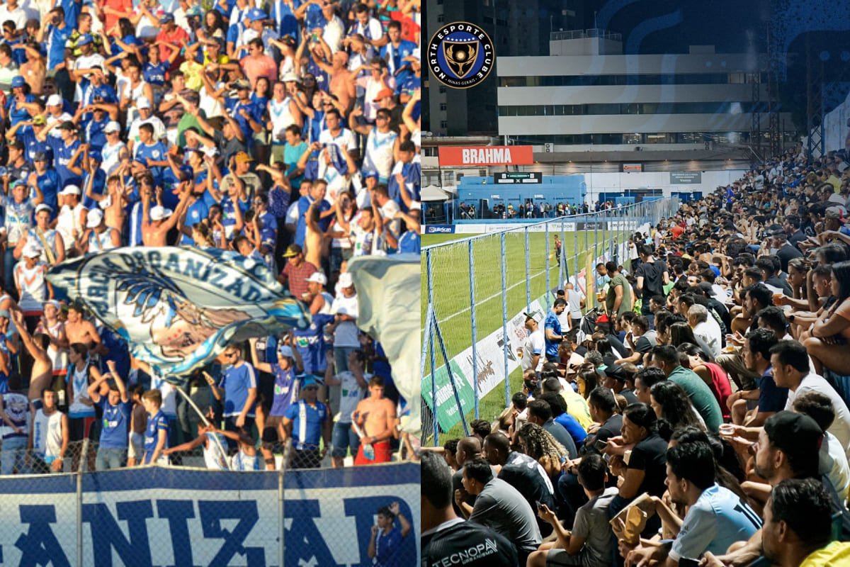 Torcidas de URT e North apoiaram as equipes rumo ao acesso à elite do Futebol Mineiro (foto: Divulgação/URT x North)