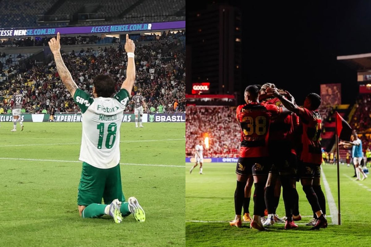 Palmeiras e Sporte se preparam para confronto pela Séria A (foto: Divulgação/Palmeiras e Sport)