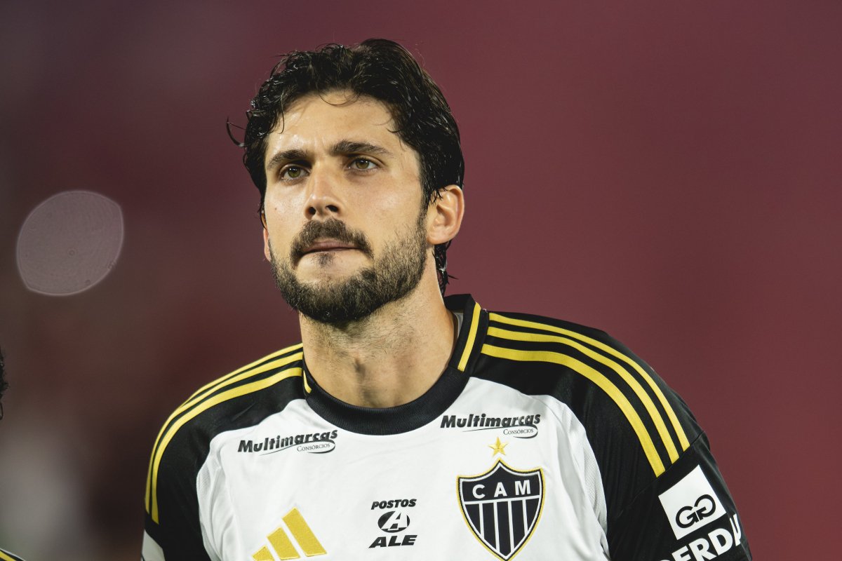 Igor Rabello durante jogo pelo Atlético (foto: Pedro Souza/Atlético)