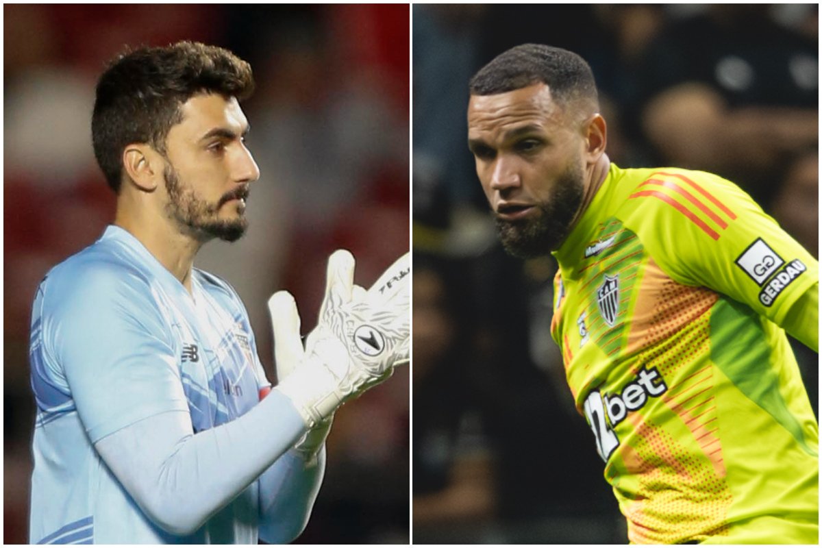 Rafael e Everson são destaques de São Paulo e Atlético na temporada (foto: Miguel Schincariol / São Paulo FC e Pedro Souza/Atlético)