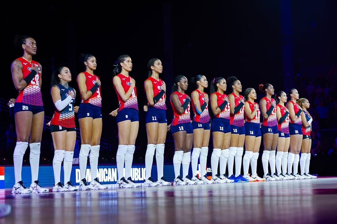 Jogadoras da República Dominicana (foto: Divulgação/FIVB)