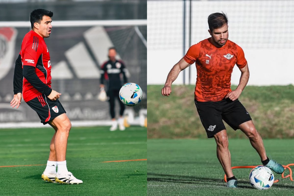 River e Libertad se preparam para duelo pela Copa Libertadores (foto: Divulgação/RIver e Libertad)