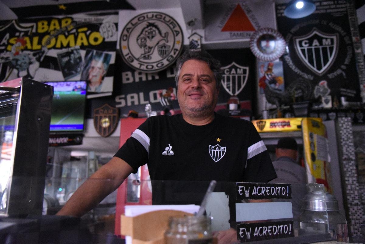 Salomão Filho, dono do Bar do Salomão