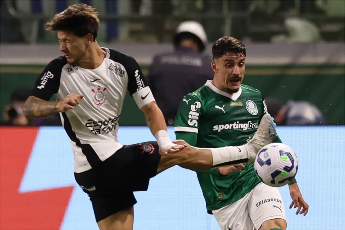 Palmeiras e Corinthians duelaram no Allianz Parque (foto: Cesar Greco/Palmeiras)