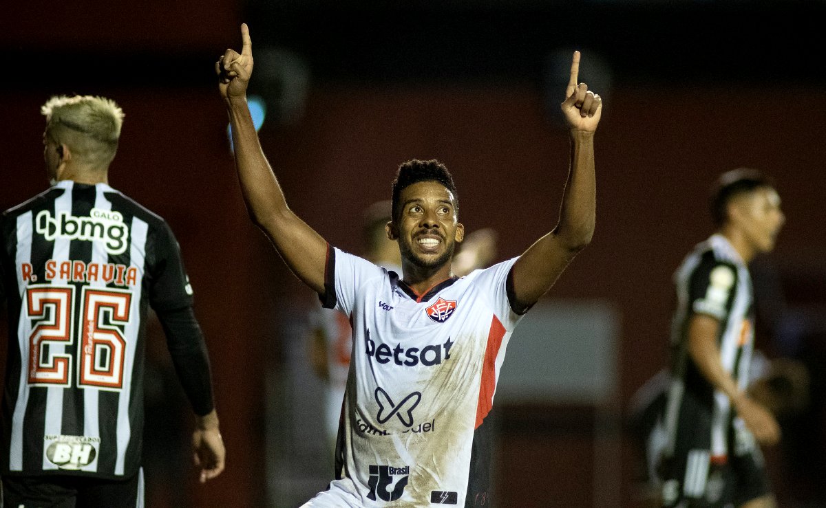 Na última vez em que foi ao Barradão, Atlético sofreu quatro gols do Vitória (foto: Divulgação/Vitória)