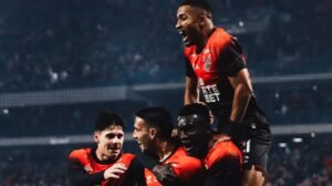 Jogadores do Athletico-PR comemoram - Crédito: 