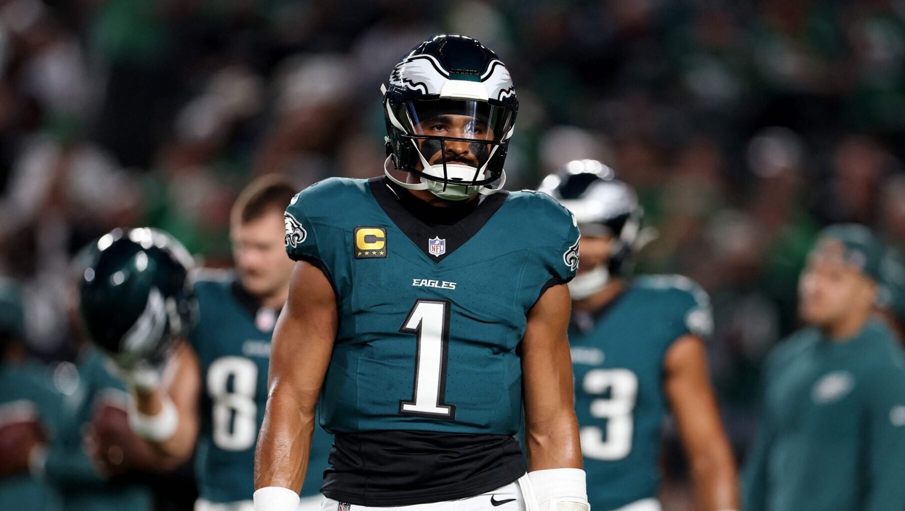 Jalen Hurts, do Philadelphia Eagles (foto: Emilee Chinn/AFP)