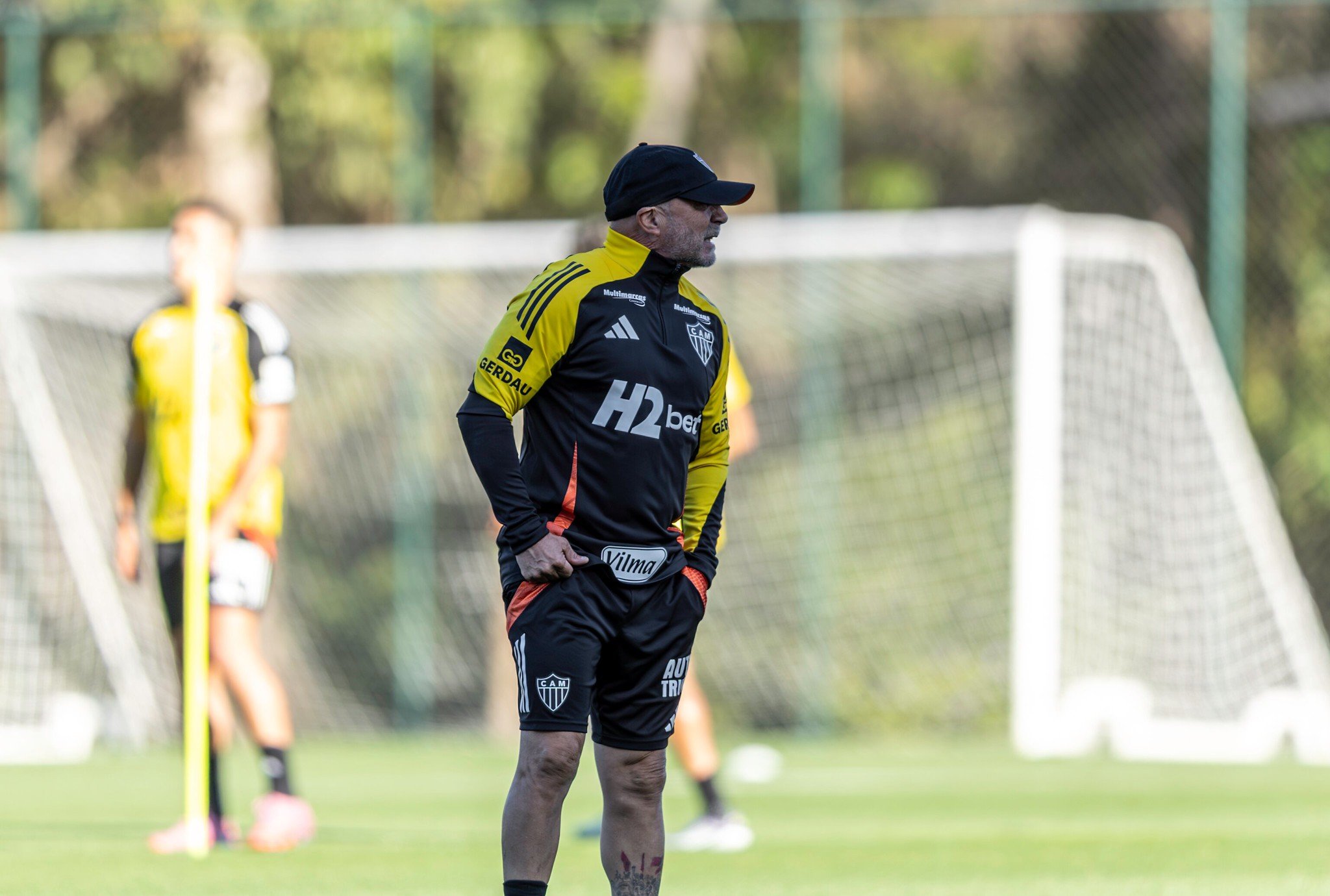 O primeiro treino de Sampaoli no Atlético