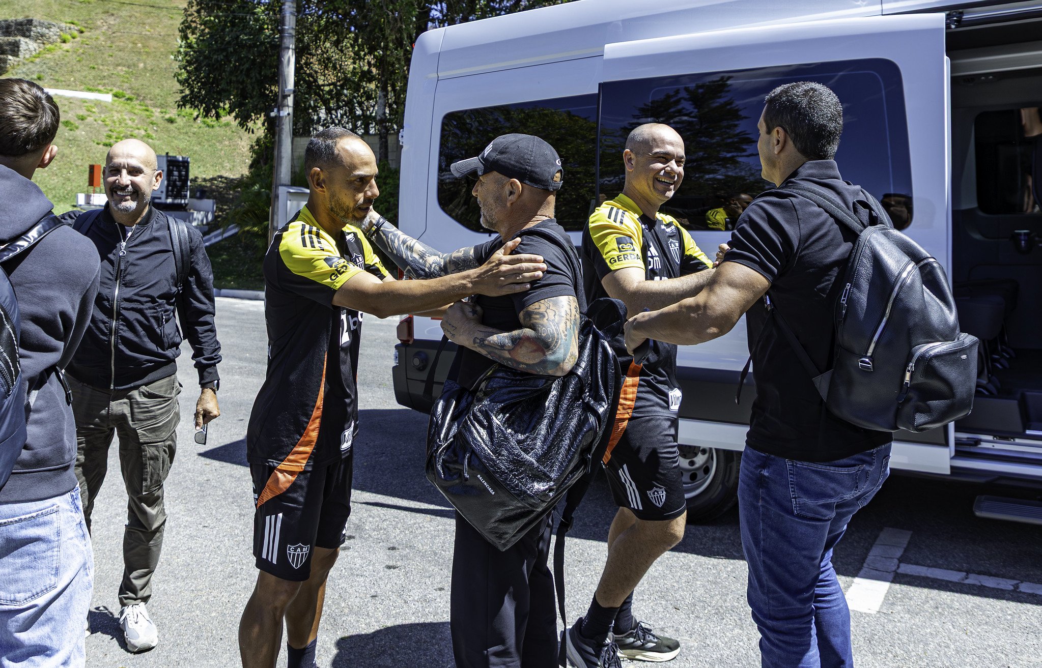 O primeiro treino de Sampaoli no Atlético
