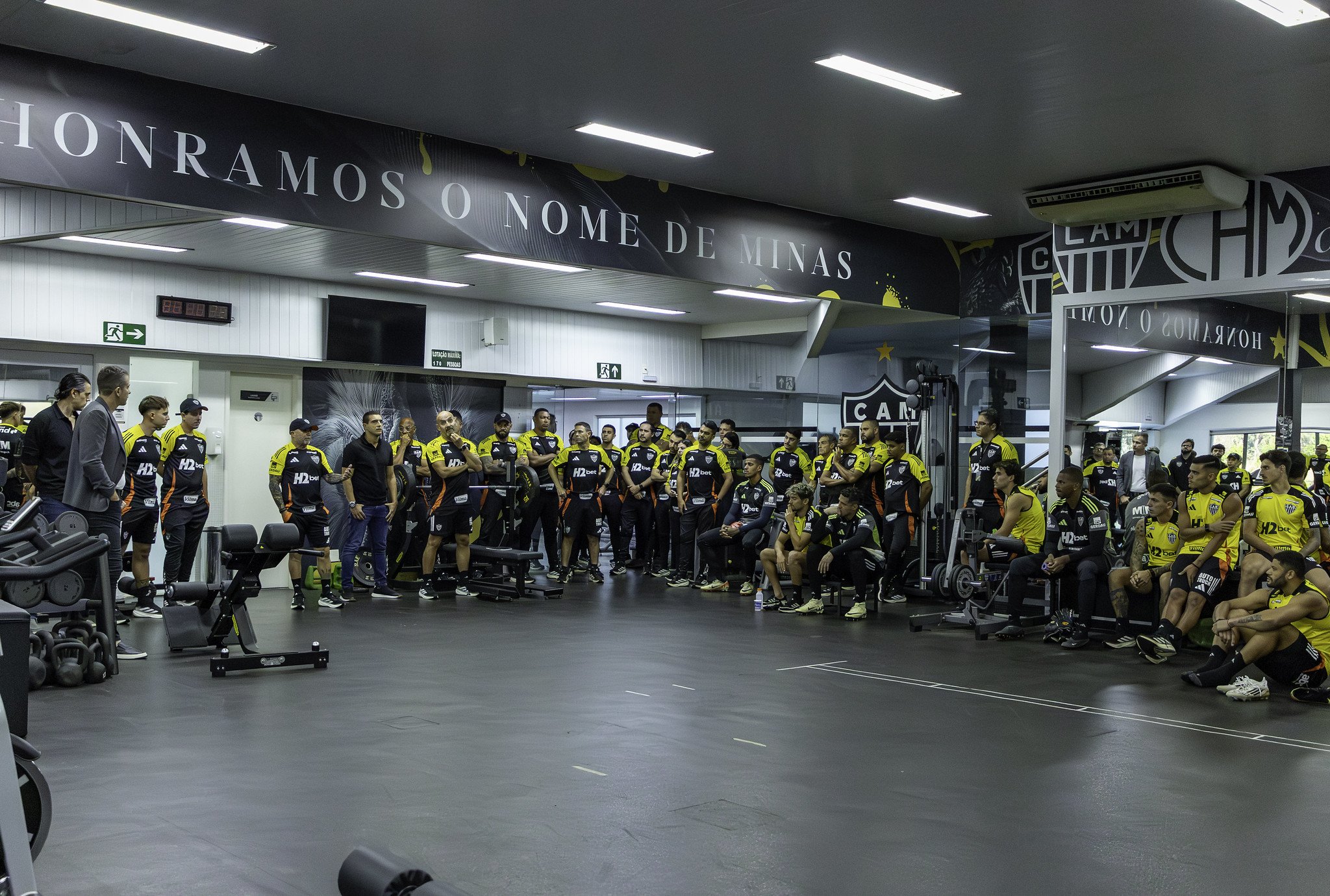 O primeiro treino de Sampaoli no Atlético