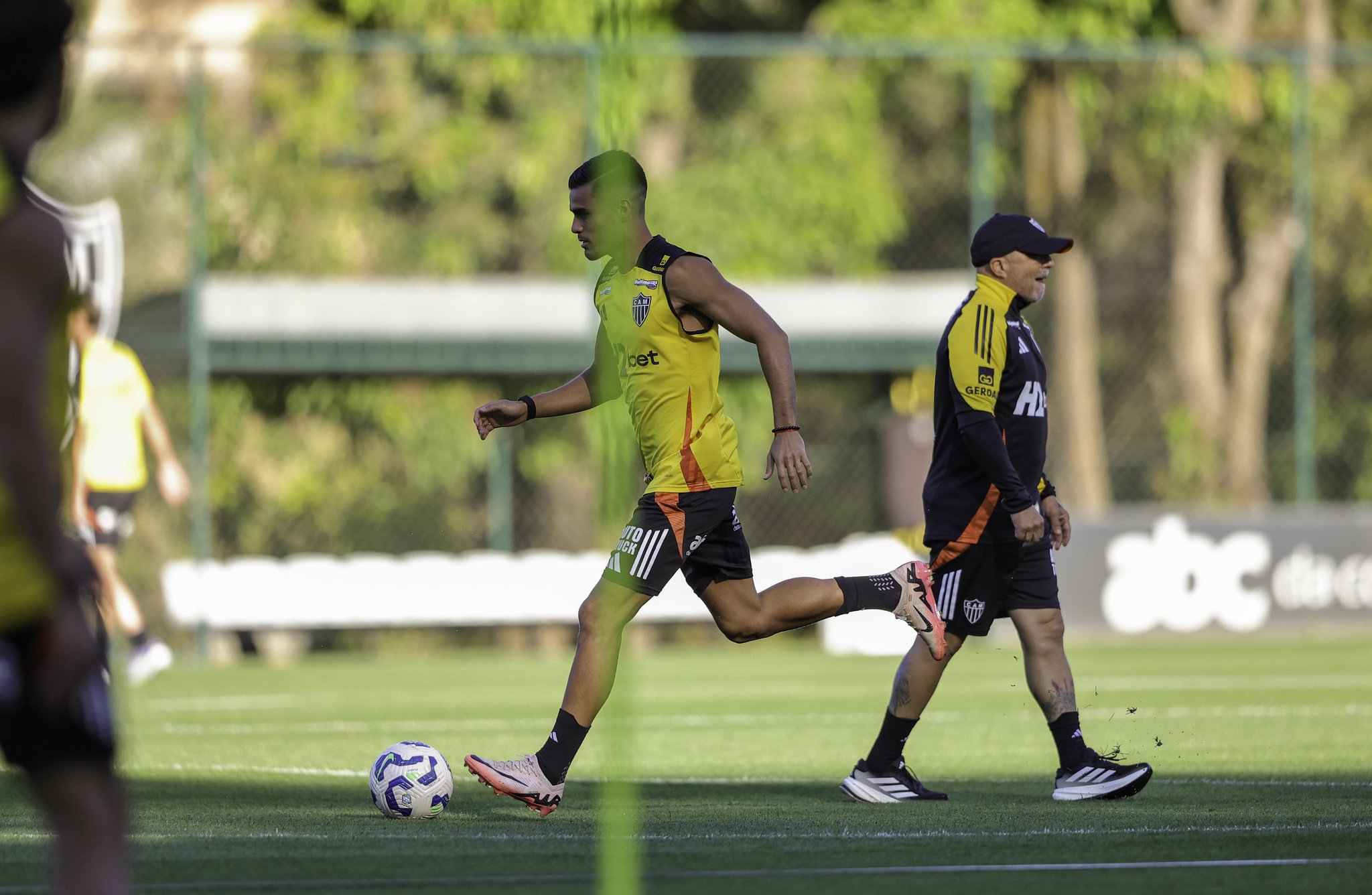 O primeiro treino de Sampaoli no Atlético