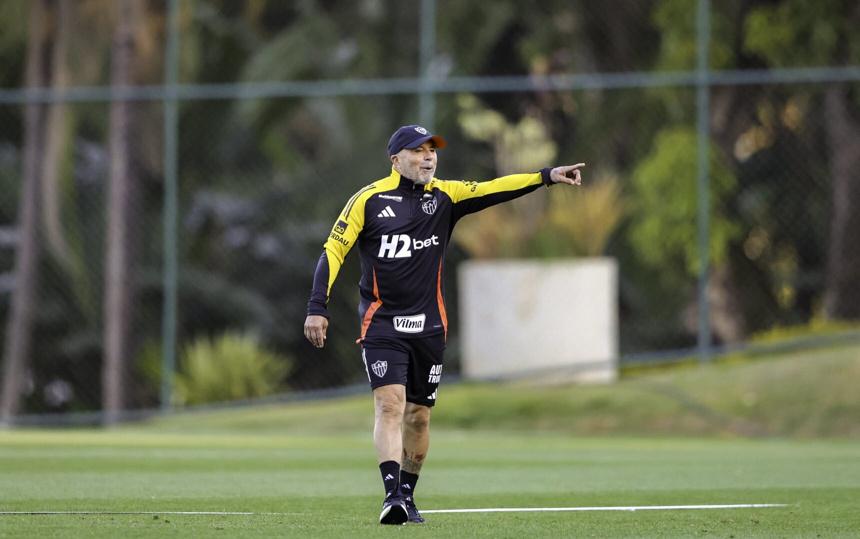 O primeiro treino de Sampaoli no Atlético (foto: Paulo Henrique França/Atlético)