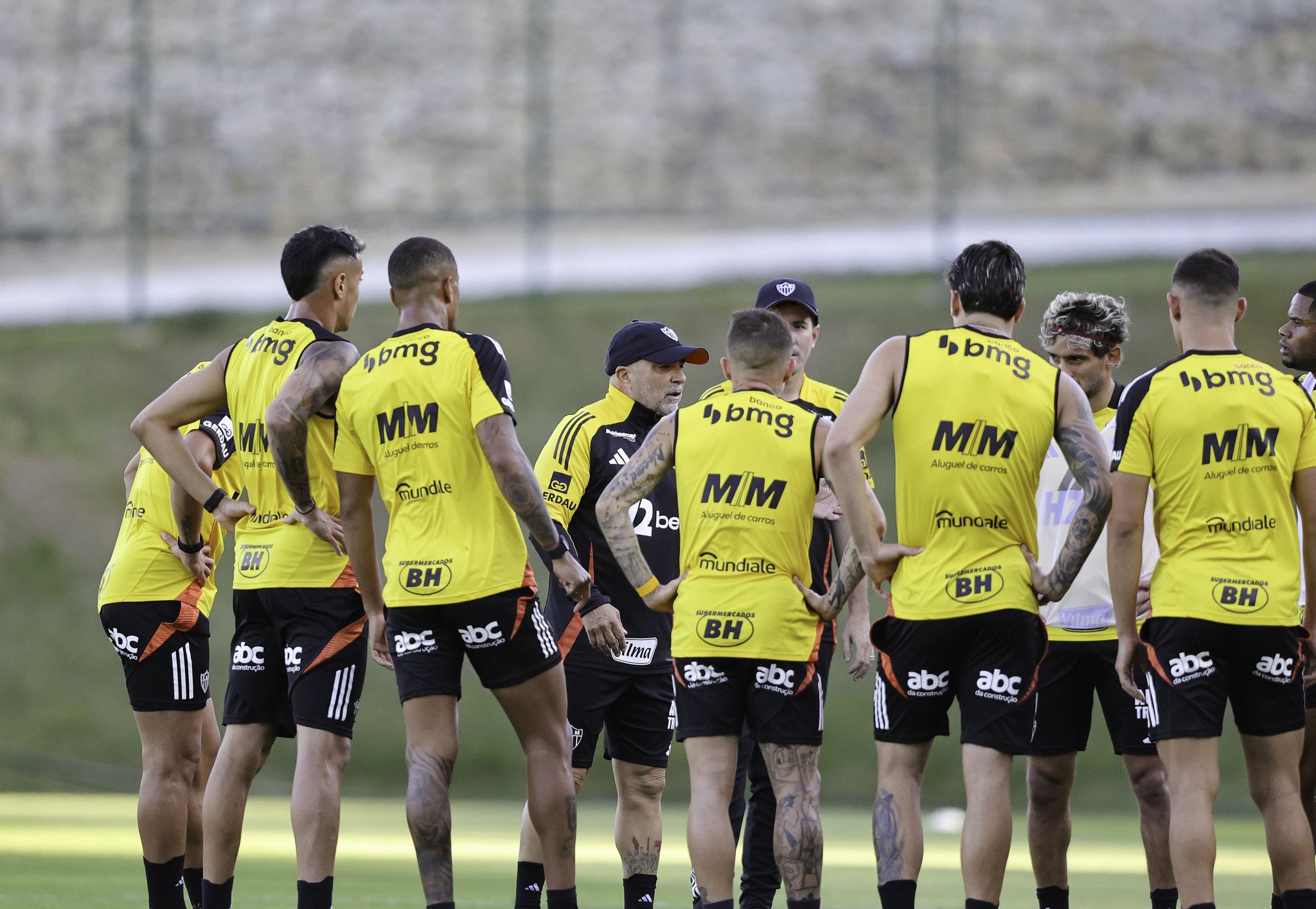 O primeiro treino de Sampaoli no Atlético