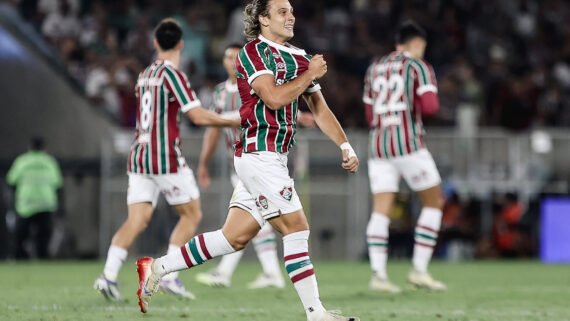 Canobbio marcou o primeiro gol do Fluminense contra o Bahia (foto: LUCAS MERÇON / FLUMINENSE F.C.)