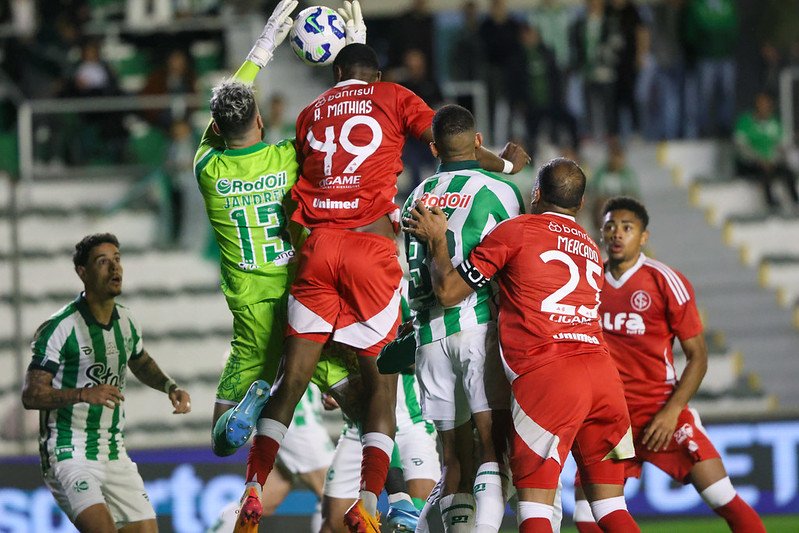 Juventude e Internacional empataram pelo Campeonato Brasileiro (foto: Ricardo Duarte/Internacional)