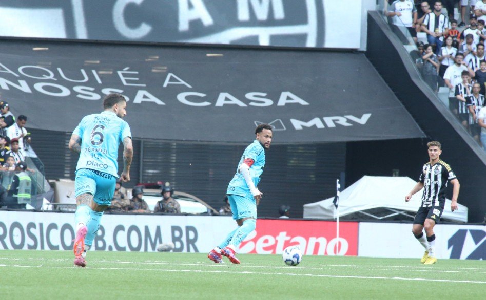 Neymar na Arena MRV (foto: Edesio Ferreira/EM/D.A PRess)