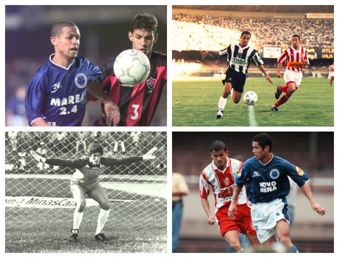 Ídolos de Atlético e Cruzeiro (foto: Montagem de fotos: Juarez Rodrigues e Auremar de Castro/EM.DA Press)