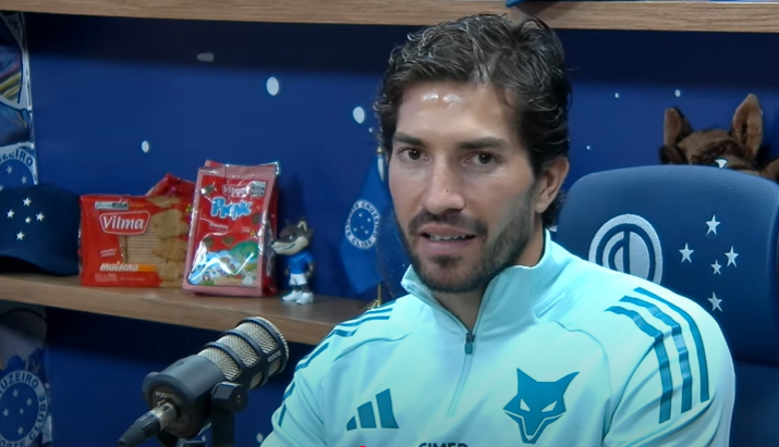 Lucas Silva em participação no CruzeiroCast - (foto: Reprodução)