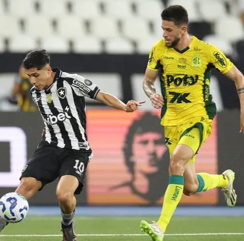 Botafogo e Mirassol empataram no Nílton Santos (foto: Vitor Silva/Botafogo)