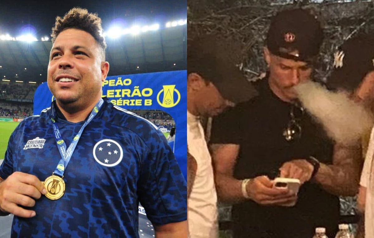 Montagem de foto entre Ronaldo e Edu (foto: Ramon Lisboa/EM e reprodução)