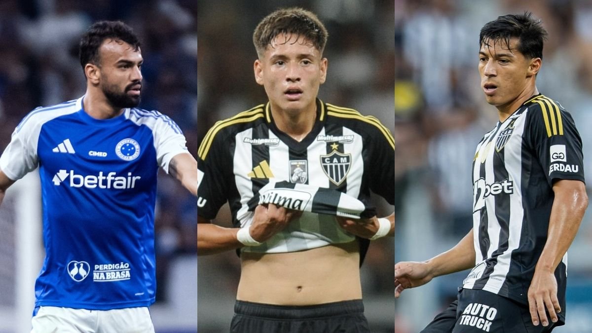 Cruzeiro e Atlético (foto: Montagem: Gustavo Aleixo/Cruzeiro; Alexandre Guzanshe/EM/D.A. Press; Pedro Souza/Atlético)