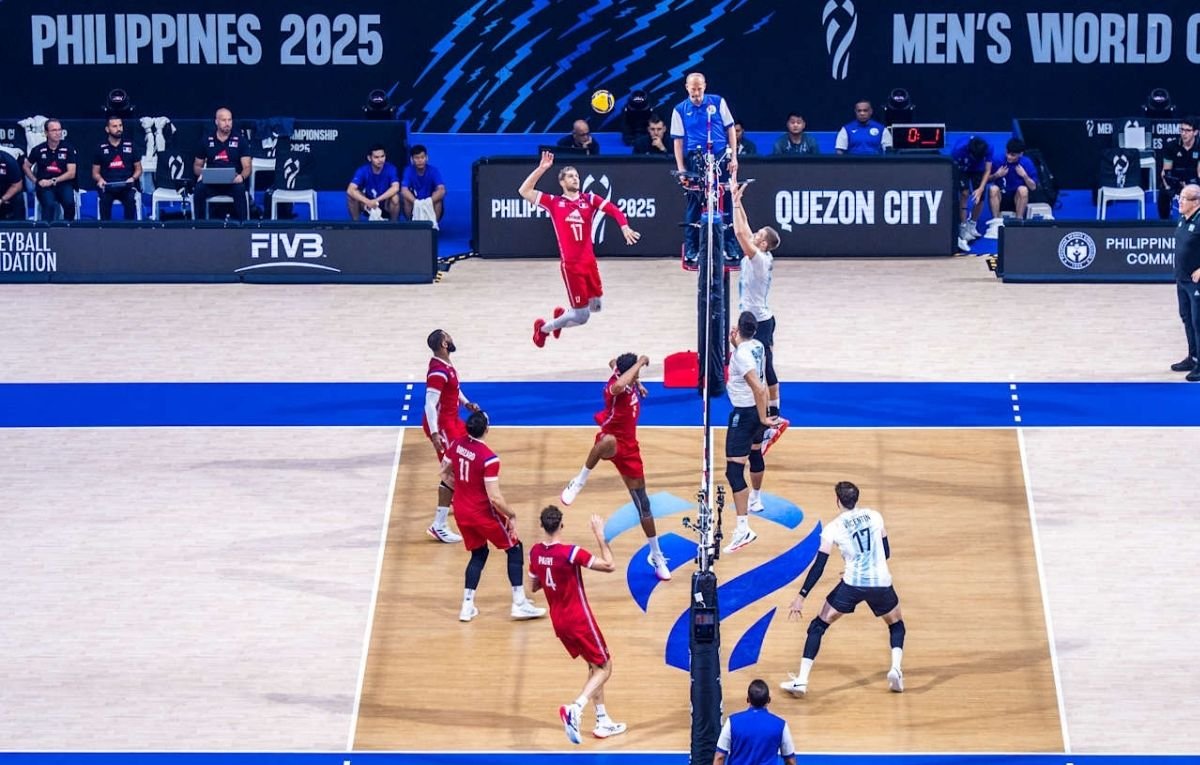 França foi batida pela Argentina (foto: Divulgação/FIVB)