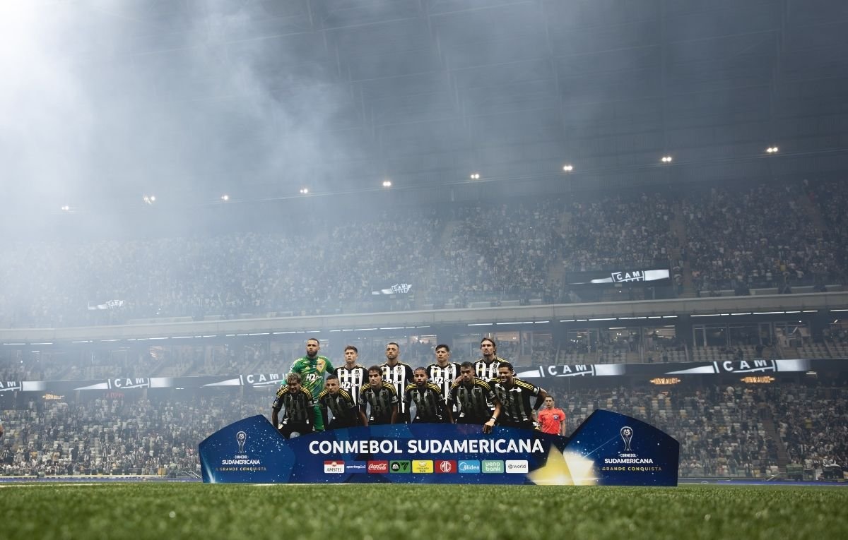 Atlético em jogo na Arena MRV (foto: Pedro Souza / Atlético)