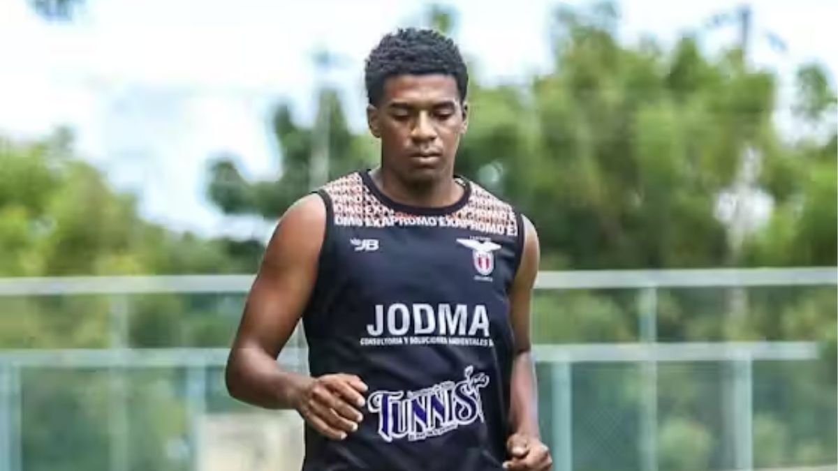 Maicol Valencia no primeiro treino pelo Exapromo Costa (foto: Reprodução/Instagram)