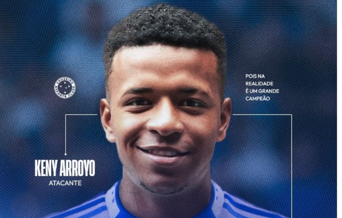 Keny Arroyo foi anunciado como jogador do Cruzeiro (foto: Reprodução)