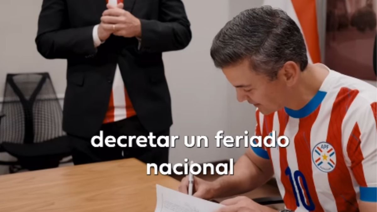 Santiago Peña decretou feriado no Paraguai nesta sexta-feira (6/9) (foto: Reprodução/Redes Sociais)