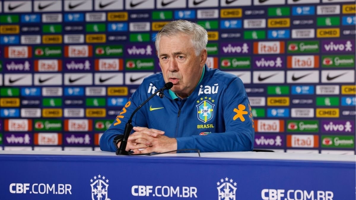 Carlo Ancelotti, técnico da Seleção Brasileira (foto: @rafaelribeirorio I CBF)