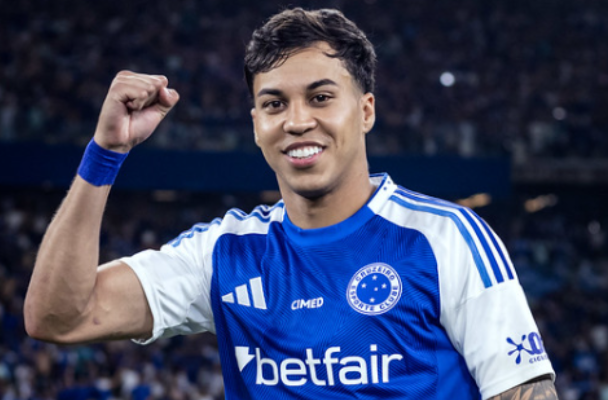 Kaio Jorge, artilheiro do Cruzeiro em 2025 (foto: Gustavo Aleixo/Cruzeiro)