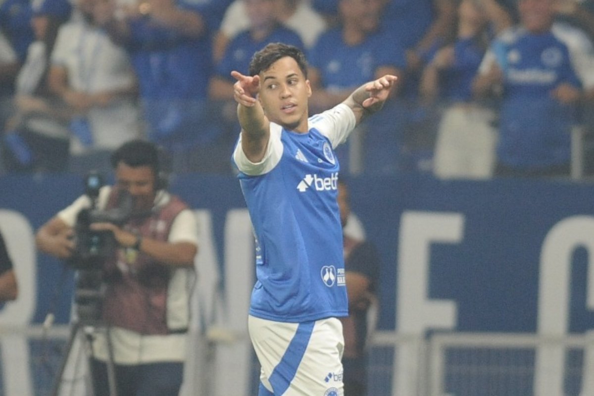 Kaio Jorge, atacante do Cruzeiro (foto: Alexandre Guzanshe/EM/D.A Press)