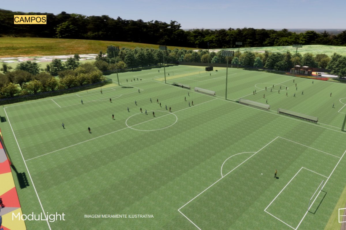 Imagens do projeto do novo CT do Sport