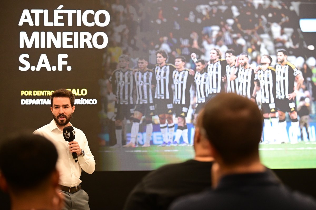 Pedro Torquato, superintende jurídico do Atlético - (foto: Leandro Couri/EM/D.A Press)