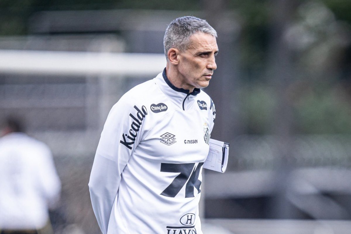 Juan Pablo Vojvoda, técnico do Santos (foto: Divulgação/Santos)