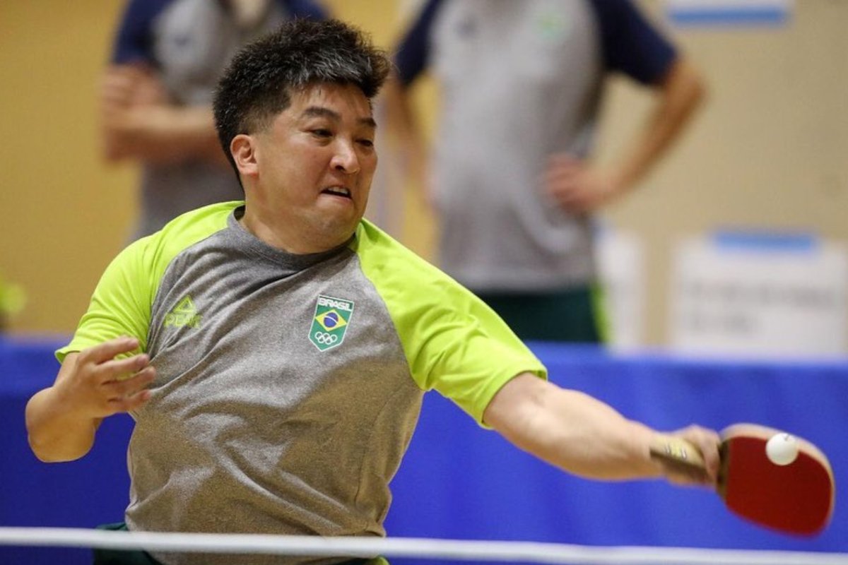 Hugo Hoyama, ex-mesatenista brasileiro (foto: Gaspar Nóbrega/COB)