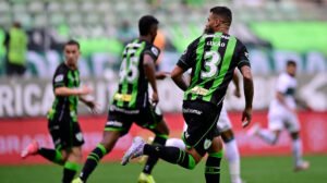 América em jogo pela Série B - Crédito: 