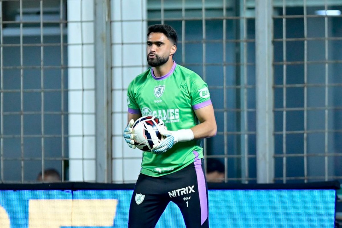 Gustavo, goleiro do América (foto: Mourão Panda/América)