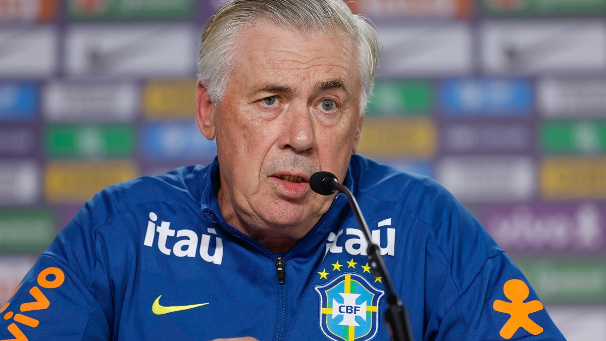 Carlo Ancelotti, técnico da Seleção Brasileira (foto: @rafaelribeirorio / CBF)