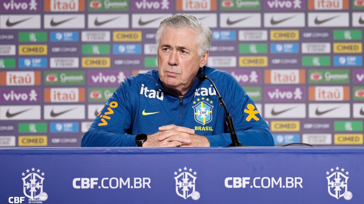 Carlo Ancelotti, técnico da Seleção Brasileira (foto: @rafaelribeirorio / CBF)