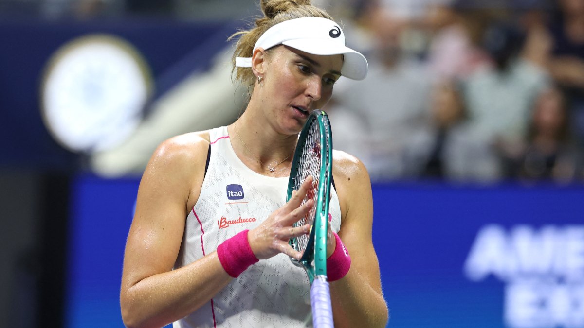 Bia Haddad Maia no US Open (foto: AL BELLO / GETTY IMAGES NORTH AMERICA / Getty Images via AFP)
