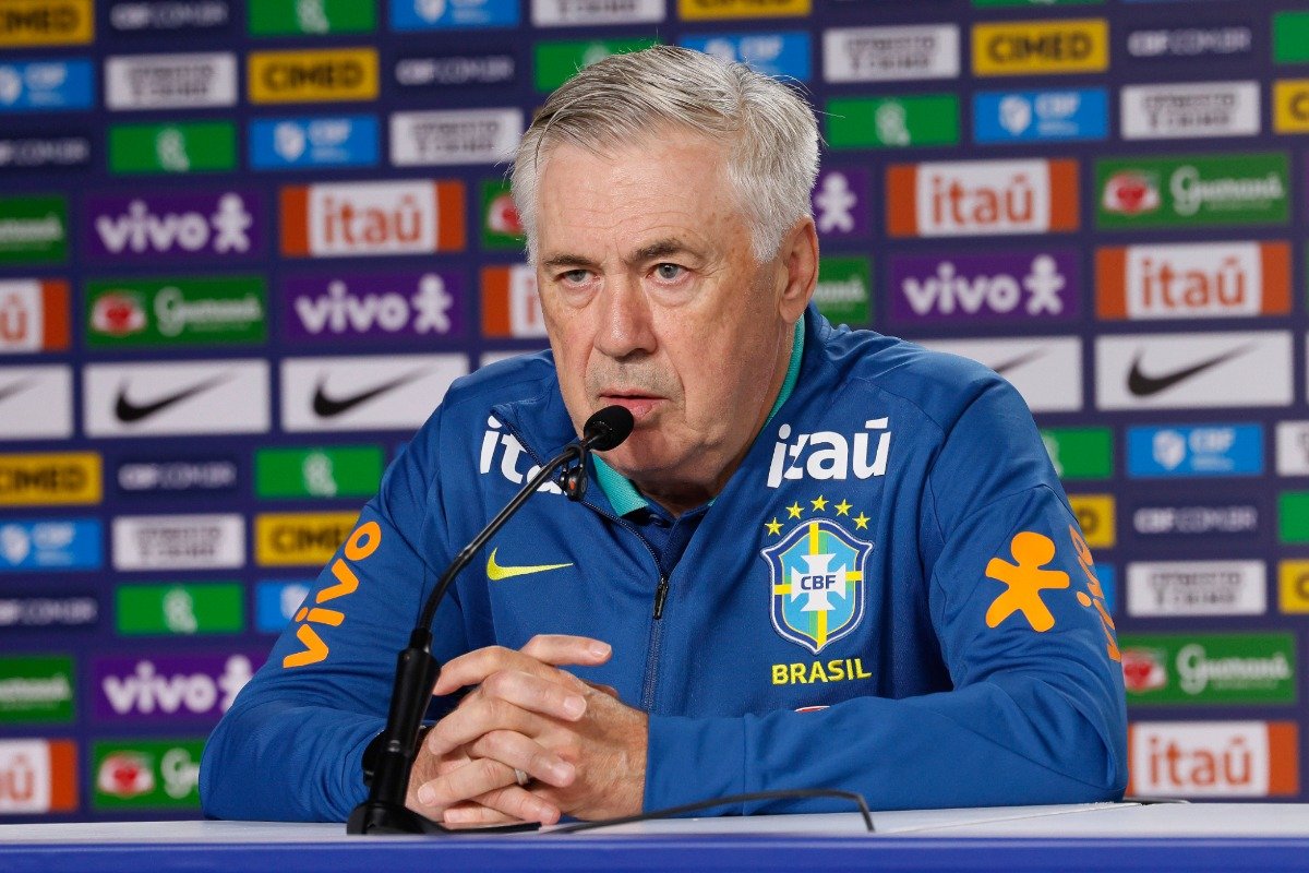 Carlo Ancelotti, técnico da Seleção Brasileira (foto: Rafael Ribeiro/CBF)