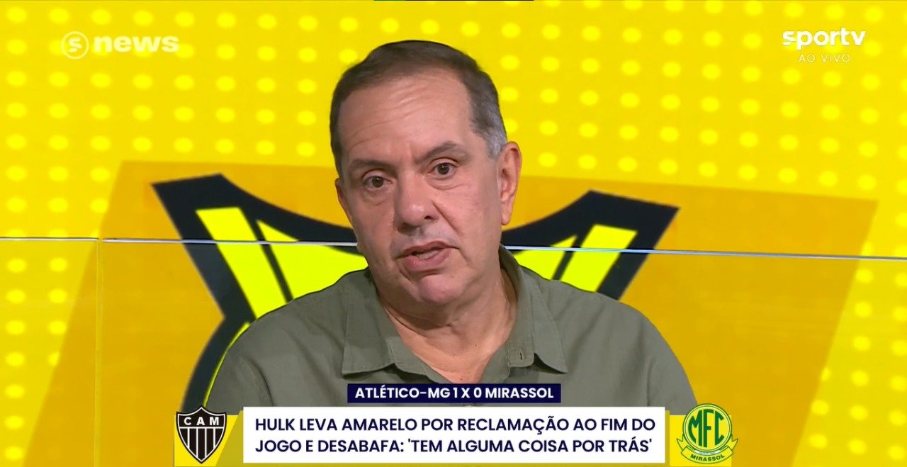 Ricardo Gonzalez, comentarista do SporTV - (foto: Reprodução/SporTV)