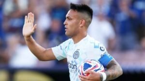 Lautaro Martínez em ação com a camisa da Inter de Milão, da Itália - Crédito: 
