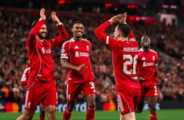 Liverpool vence o Atlético de Madrid pela Champions (foto: Foto: Divulgação/Liverpool)