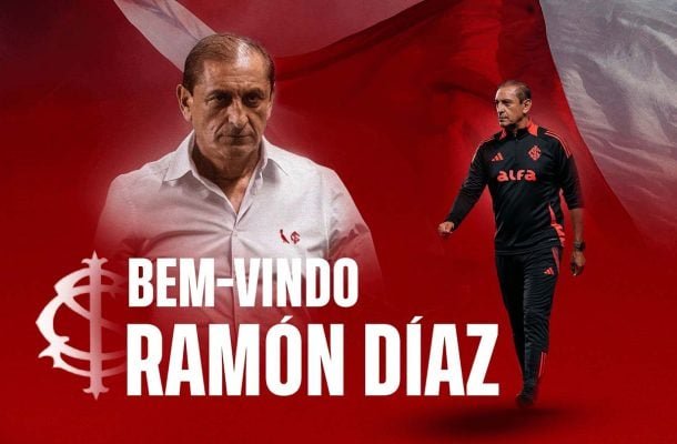 Ramón Díaz é o novo comandante do Inter (foto: Reprodução)