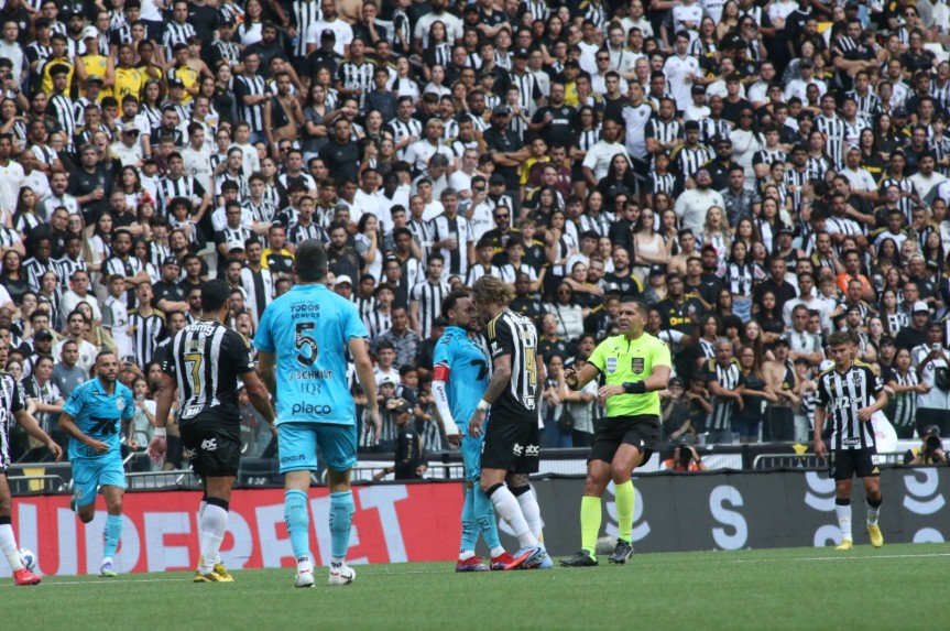 Atlético e Santos (foto: Edesio Ferreira/EM/D.A Press)