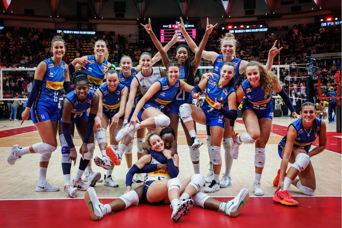 Itália está na final do Mundial Feminino de Vôlei (foto: Volleyballworld/Divulgação)